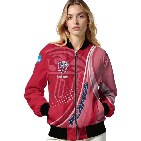 personalized liberty flames wave patterns red jacket latest model