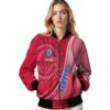 personalized los angeles clippers wave patterns red jacket latest model