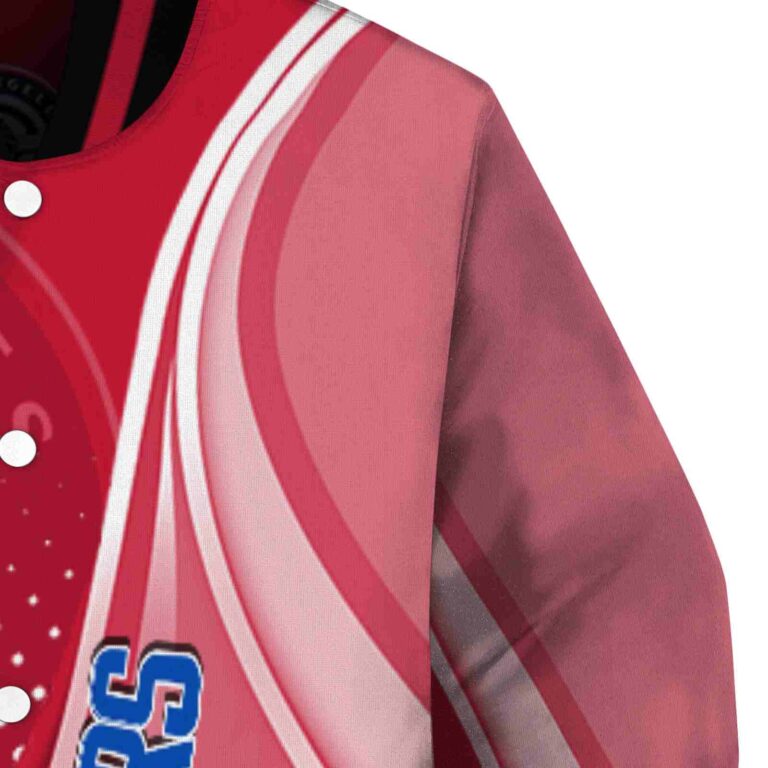 personalized los angeles clippers wave patterns red jacket premium grade