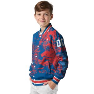 personalized los angeles dodgers fishing art blue jacket trendy