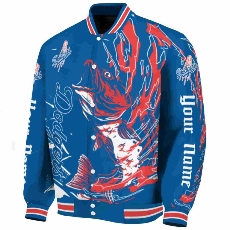 personalized los angeles dodgers fishing passion blue white jacket best selling