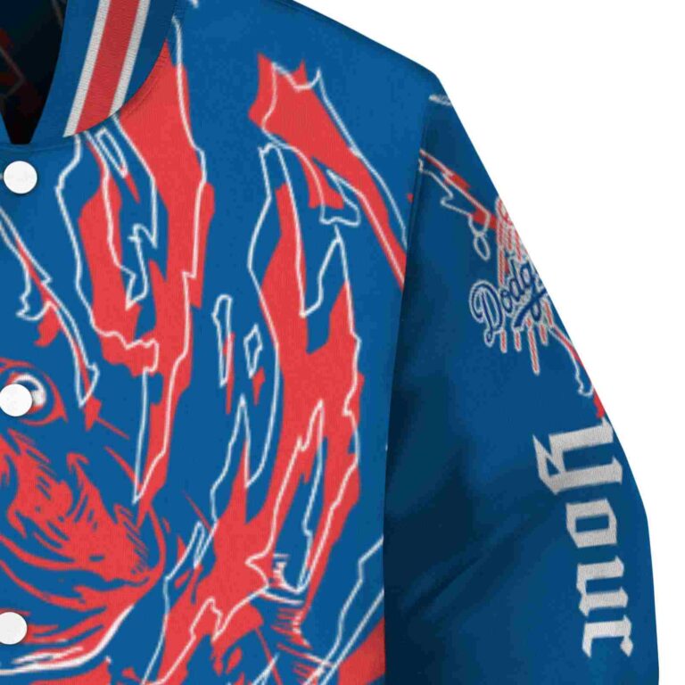 personalized los angeles dodgers fishing passion blue white jacket premium grade