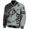 personalized los angeles kings fishing rod silver jacket best selling