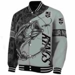 personalized los angeles kings fishing rod silver jacket best selling