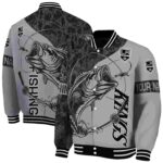 personalized los angeles kings fishing rod silver jacket best selling