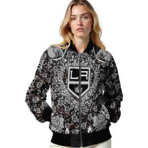 personalized los angeles kings heart explosion black jacket latest model