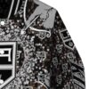 personalized los angeles kings heart explosion black jacket premium grade
