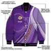 personalized los angeles lakers wave patterns purple jacket new arrival