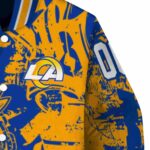 personalized los angeles rams fishing art blue jacket best selling