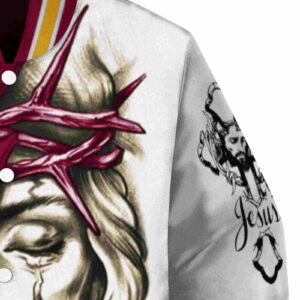 personalized louisiana monroe warhawks jesus tears red white jacket premium grade