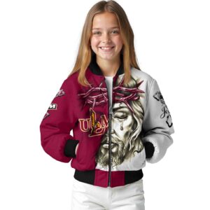 personalized louisiana monroe warhawks jesus tears red white jacket top rated