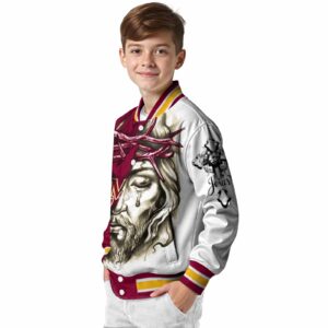personalized louisiana monroe warhawks jesus tears red white jacket trendy