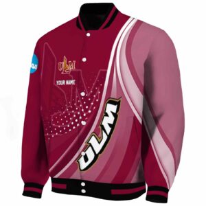 personalized louisiana monroe warhawks wave patterns red jacket best selling
