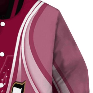 personalized louisiana monroe warhawks wave patterns red jacket premium grade