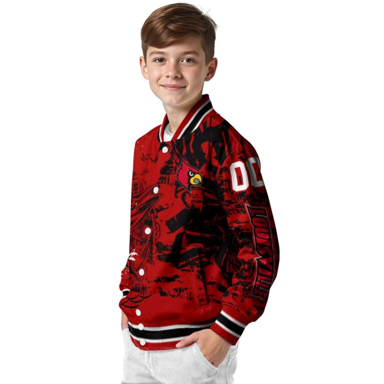 personalized louisville cardinals fishing art red jacket trendy