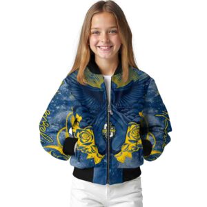 personalized marquette golden eagles praying hands blue jacket top rated