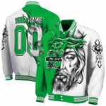 personalized marshall thundering herd jesus tears green white jacket best selling