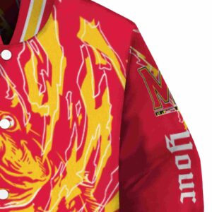 personalized maryland terrapins fishing passion red white jacket premium grade