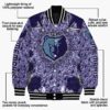 personalized memphis grizzlies heart explosion blue jacket new arrival
