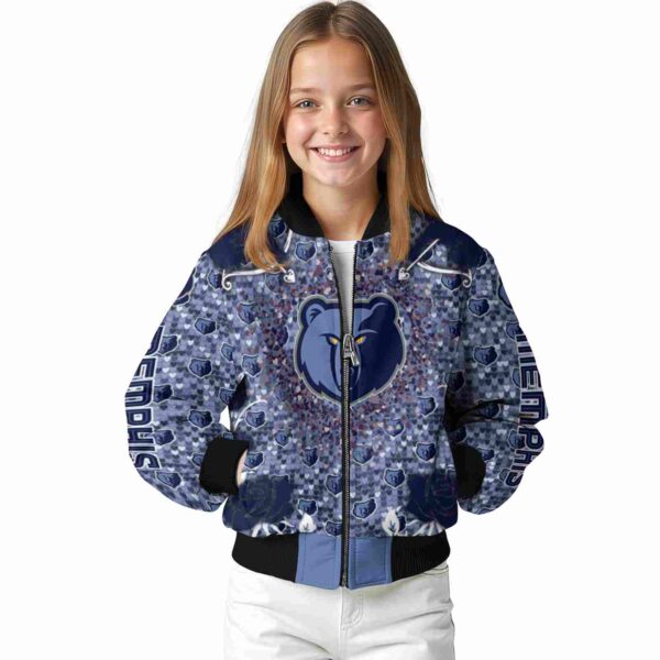 personalized memphis grizzlies heart explosion blue jacket top rated