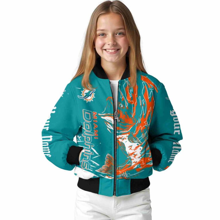 personalized miami dolphins fishing passion aqua white jacket top rated