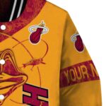 personalized miami heat fishing rod yellow jacket best selling