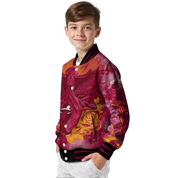 personalized miami heat praying hands red jacket trendy