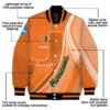 personalized miami hurricanes wave patterns orange jacket new arrival