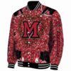 personalized miami redhawks heart explosion red jacket best selling