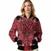 personalized miami redhawks heart explosion red jacket latest model