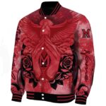 personalized miami redhawks praying hands red jacket best selling