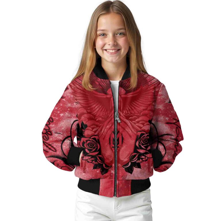 personalized miami redhawks praying hands red jacket top rated