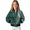 personalized michigan state spartans wave patterns green jacket top rated