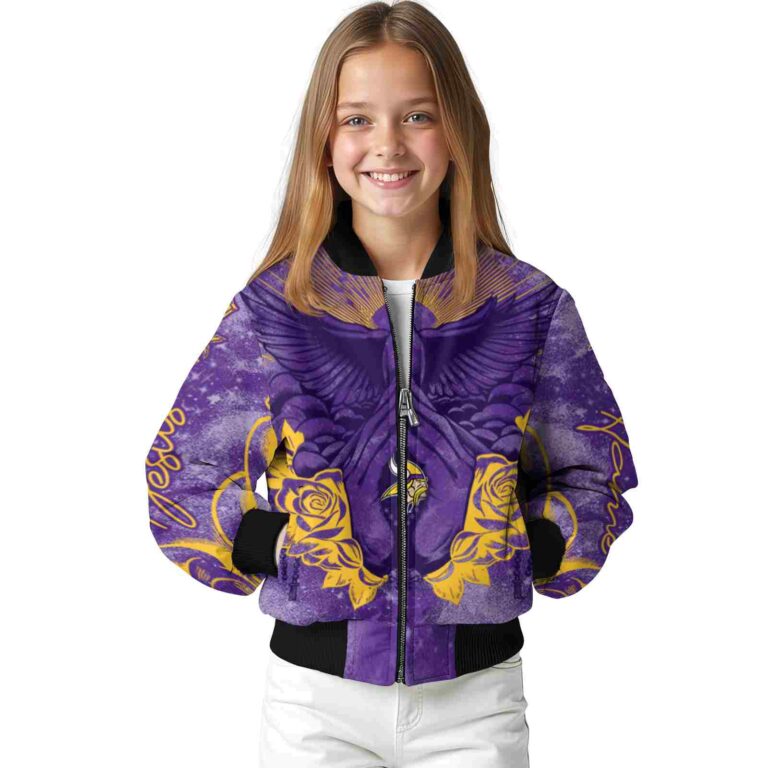 personalized minnesota vikings praying hands purple jacket top rated