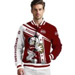 personalized mississippi state bulldogs mickey football maroon white jacket best selling