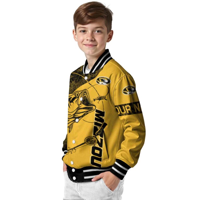 personalized missouri tigers fishing rod gold jacket trendy