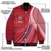 personalized montreal canadiens wave patterns red jacket new arrival