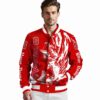 personalized nc state wolfpack fishing passion red white jacket high quality