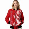 personalized nc state wolfpack fishing passion red white jacket latest model