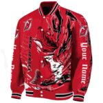personalized new jersey devils fishing passion red white jacket best selling