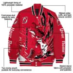 personalized new jersey devils fishing passion red white jacket best selling
