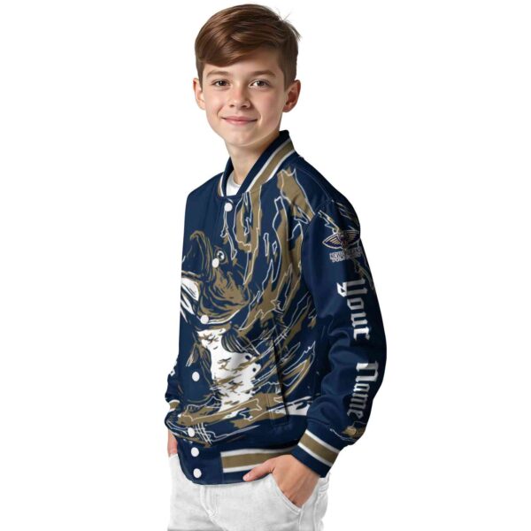 personalized new orleans pelicans fishing passion navy white jacket trendy