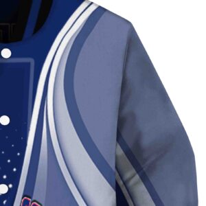 personalized new york giants wave patterns blue jacket premium grade