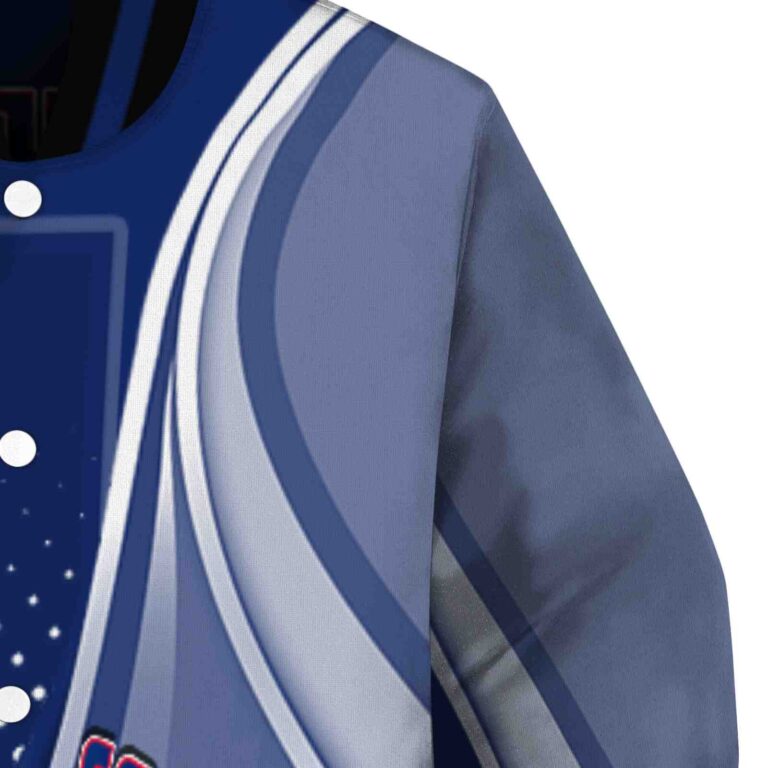 personalized new york giants wave patterns blue jacket premium grade