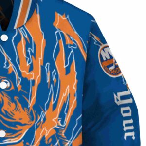 personalized new york islanders fishing passion blue white jacket premium grade