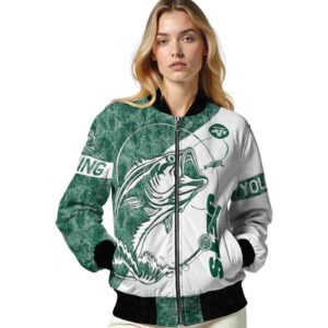 personalized new york jets fishing rod white jacket latest model
