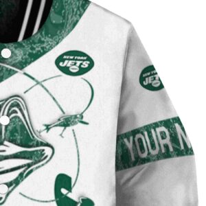 personalized new york jets fishing rod white jacket premium grade