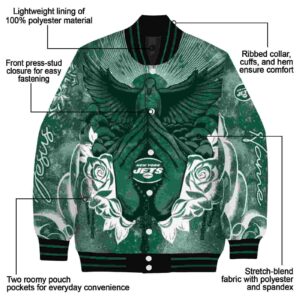 personalized new york jets praying hands green jacket new arrival