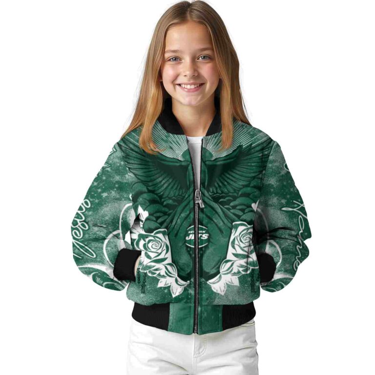 personalized new york jets praying hands green jacket top rated