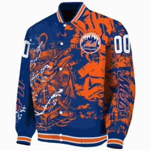 personalized new york mets fishing art blue jacket best selling